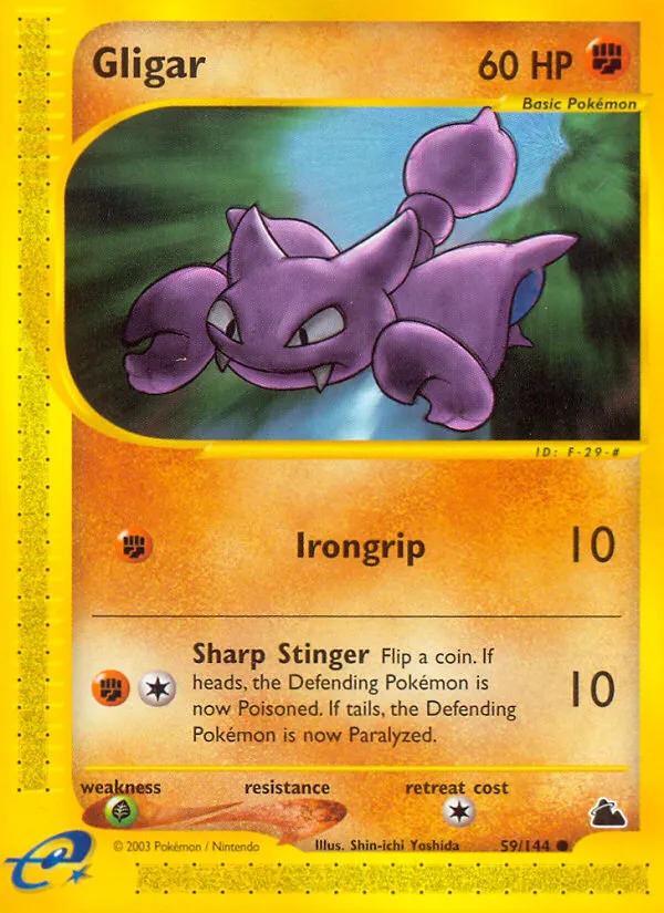 Gligar #59, Skyridge Reverse Foil