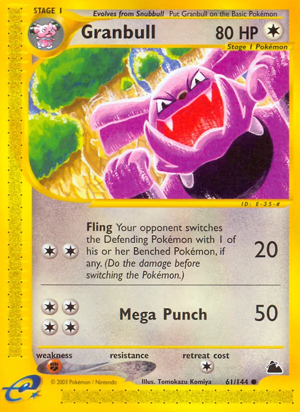Granbull #61, Skyridge Reverse Foil