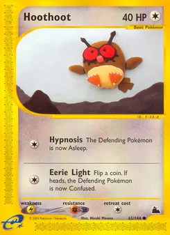Hoothoot #65, Reverse Foil