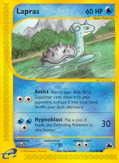 Lapras #71, Reverse Foil