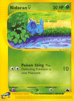 Nidoran ♀ #82, Reverse Foil