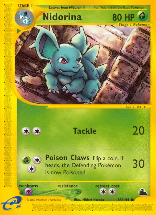 Nidorina #83, Skyridge