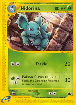 Nidorina #83, Reverse Foil