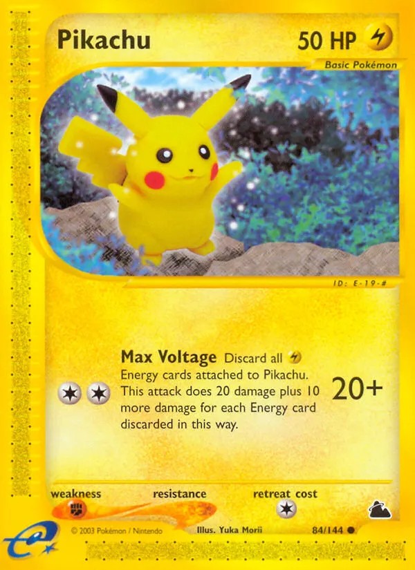 Pikachu #84, Skyridge