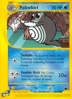 Poliwhirl #88, Reverse Foil