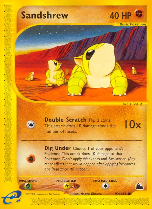 Sandshrew #92, Skyridge
