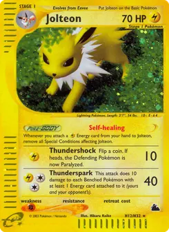 Jolteon #H12, Standard