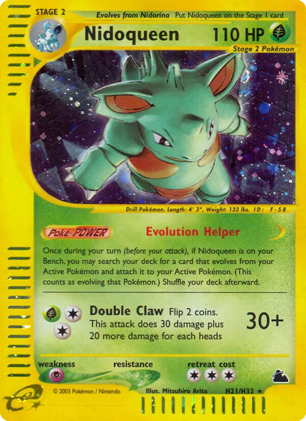 Nidoqueen #H21, Skyridge