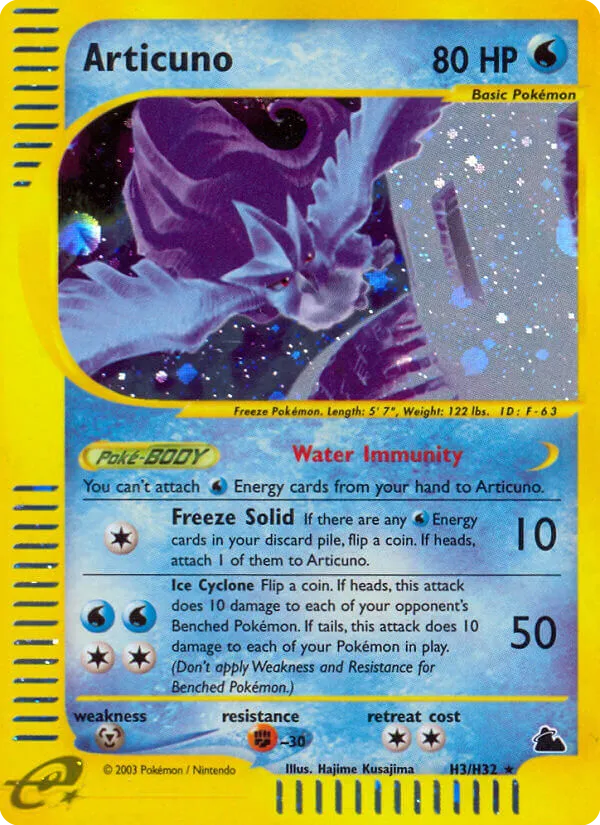 Articuno #H3, Skyridge