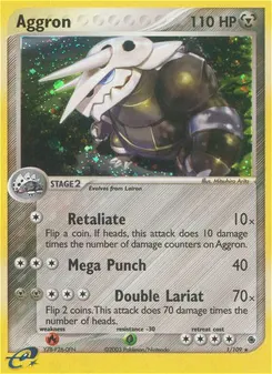 Aggron #1, Reverse Foil