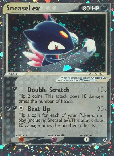 Sneasel ex #103, Ruby & Sapphire