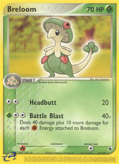 Breloom #16, Ruby & Sapphire