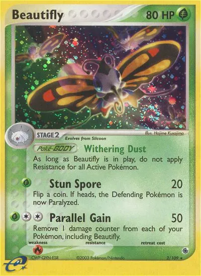 Beautifly #2, Ruby & Sapphire Reverse Foil