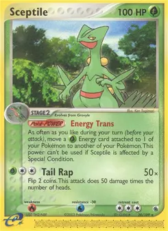 Sceptile #20, Reverse Foil