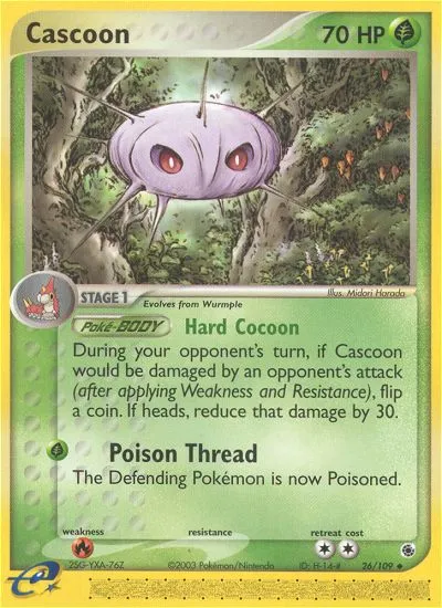 Cascoon #26, Ruby & Sapphire Reverse Foil