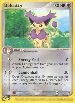 Delcatty #29, Reverse Foil