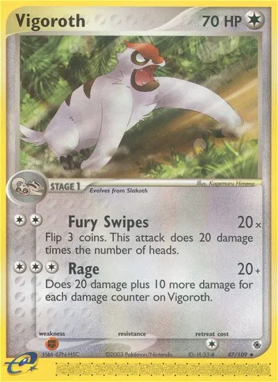 Vigoroth #47, Ruby & Sapphire