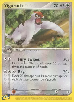 Vigoroth #47, Reverse Foil