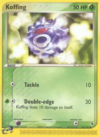 Koffing #54, Ruby & Sapphire