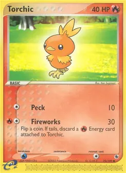 Torchic #73, Reverse Foil