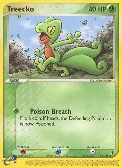 Treecko #75, Ruby & Sapphire