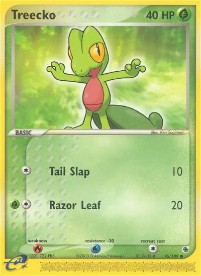 Treecko #76, Ruby & Sapphire