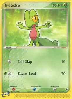 Treecko #76, Reverse Foil