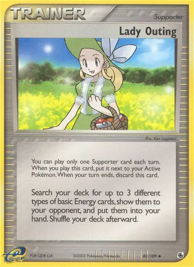 Lady Outing #83, Ruby & Sapphire Reverse Foil