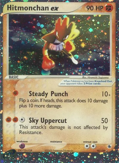Hitmonchan ex #98, Ruby & Sapphire