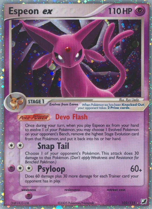 Espeon ex #102, Unseen Forces