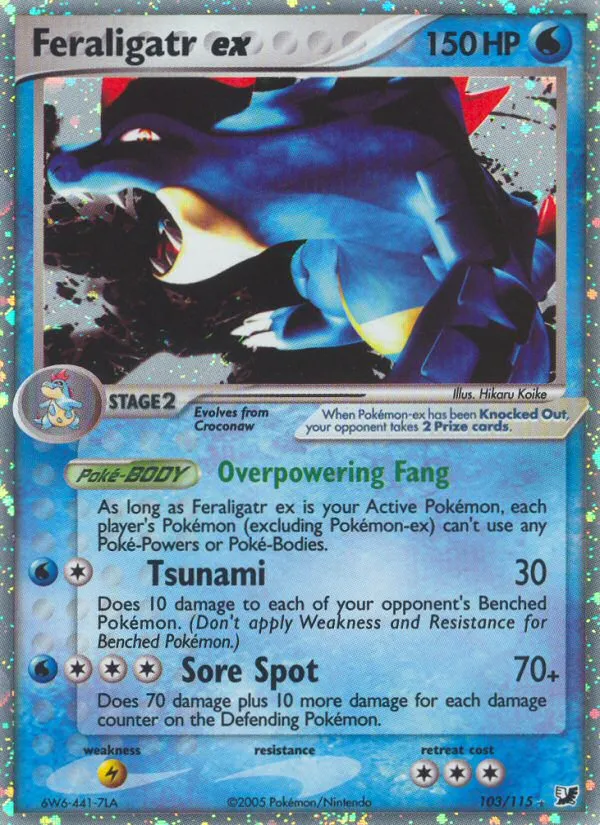 Feraligatr ex #103, Unseen Forces