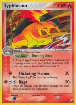 Typhlosion #17, Golden Sky Theme Deck