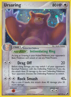 Ursaring #18, Reverse Foil
