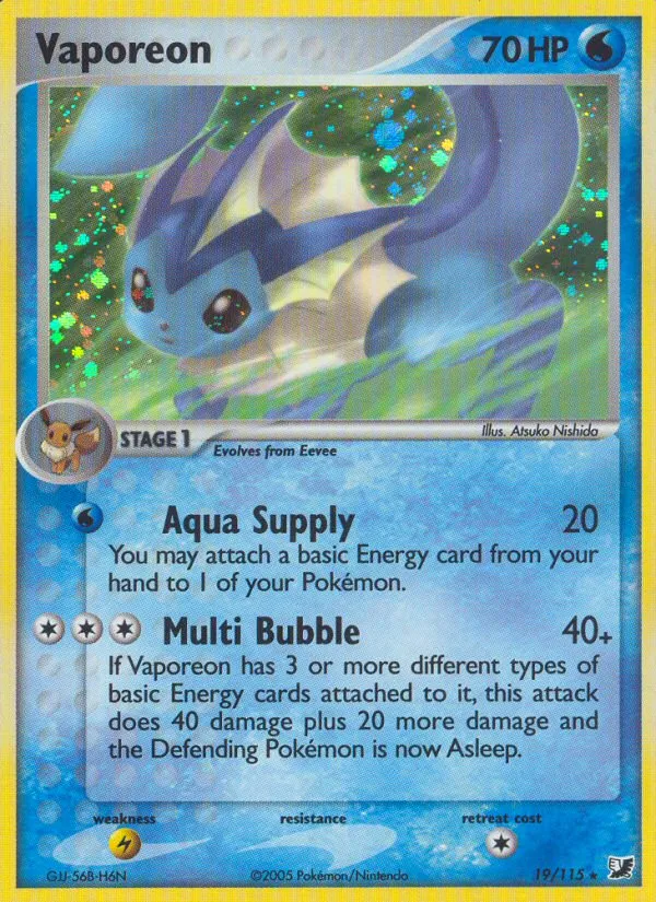Vaporeon #19, Unseen Forces