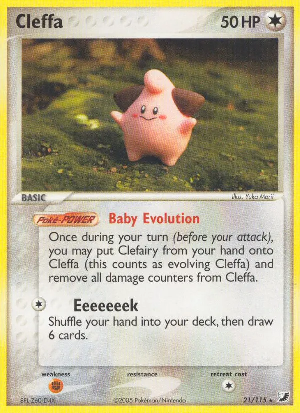 Cleffa #21, Unseen Forces Reverse Foil