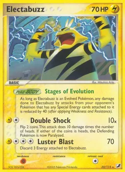 Electabuzz #22, Reverse Foil