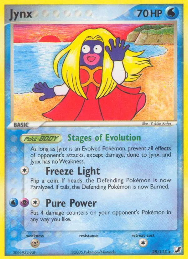 Jynx #28, Unseen Forces Reverse Foil