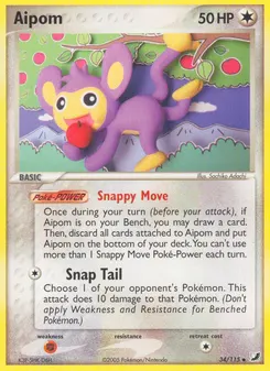 Aipom #34, Reverse Foil