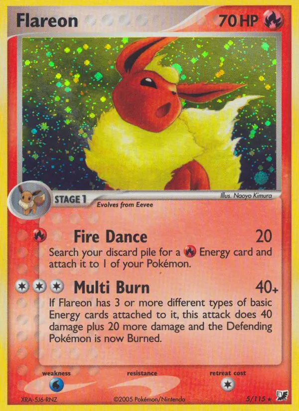 Flareon #5, Unseen Forces Reverse Foil