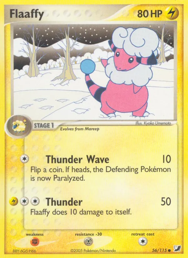 Flaaffy #56, Unseen Forces Reverse Foil