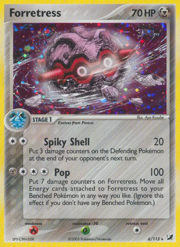 Forretress #6, Unseen Forces Reverse Foil