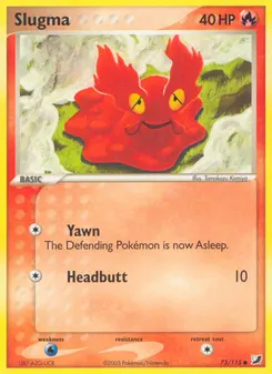Slugma #73, Reverse Foil