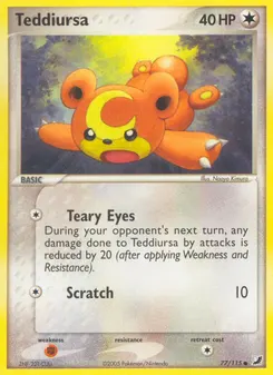 Teddiursa #77, Reverse Foil