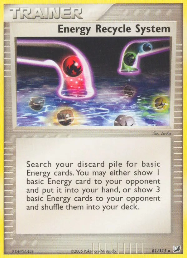 Energy Recycle System #81, Unseen Forces