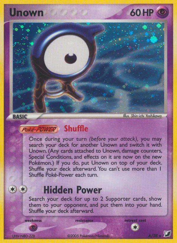 Unown #A, Unseen Forces