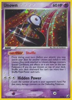 Unown #B, Standard