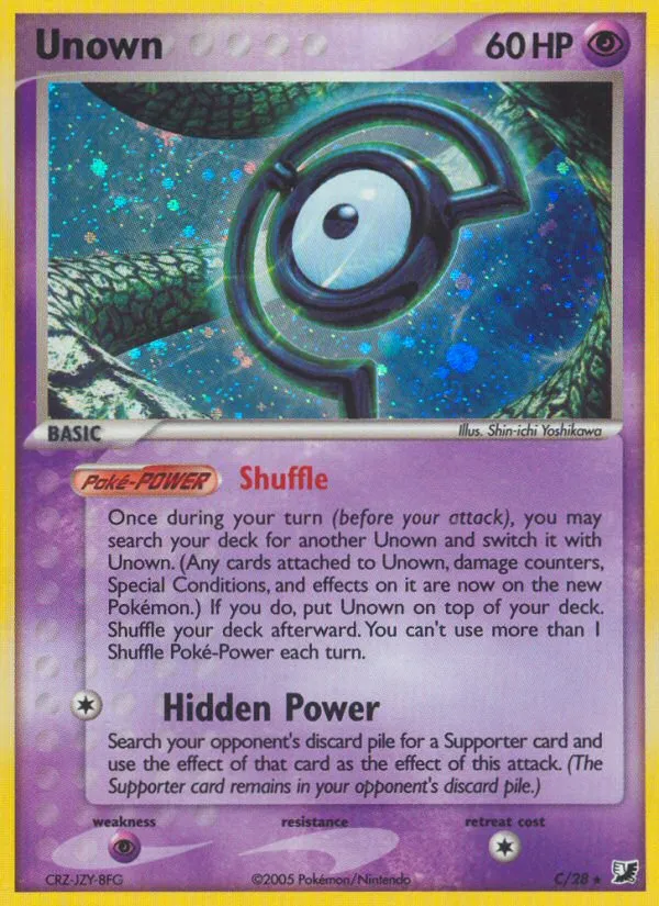 Unown #C, Unseen Forces
