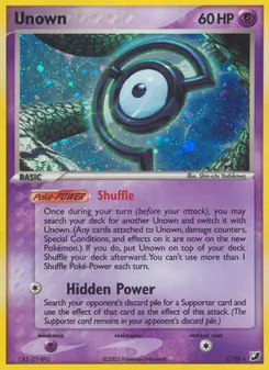 Unown #C, Standard