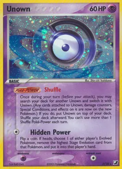 Unown #D, Standard