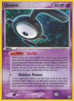 Unown #E, Standard